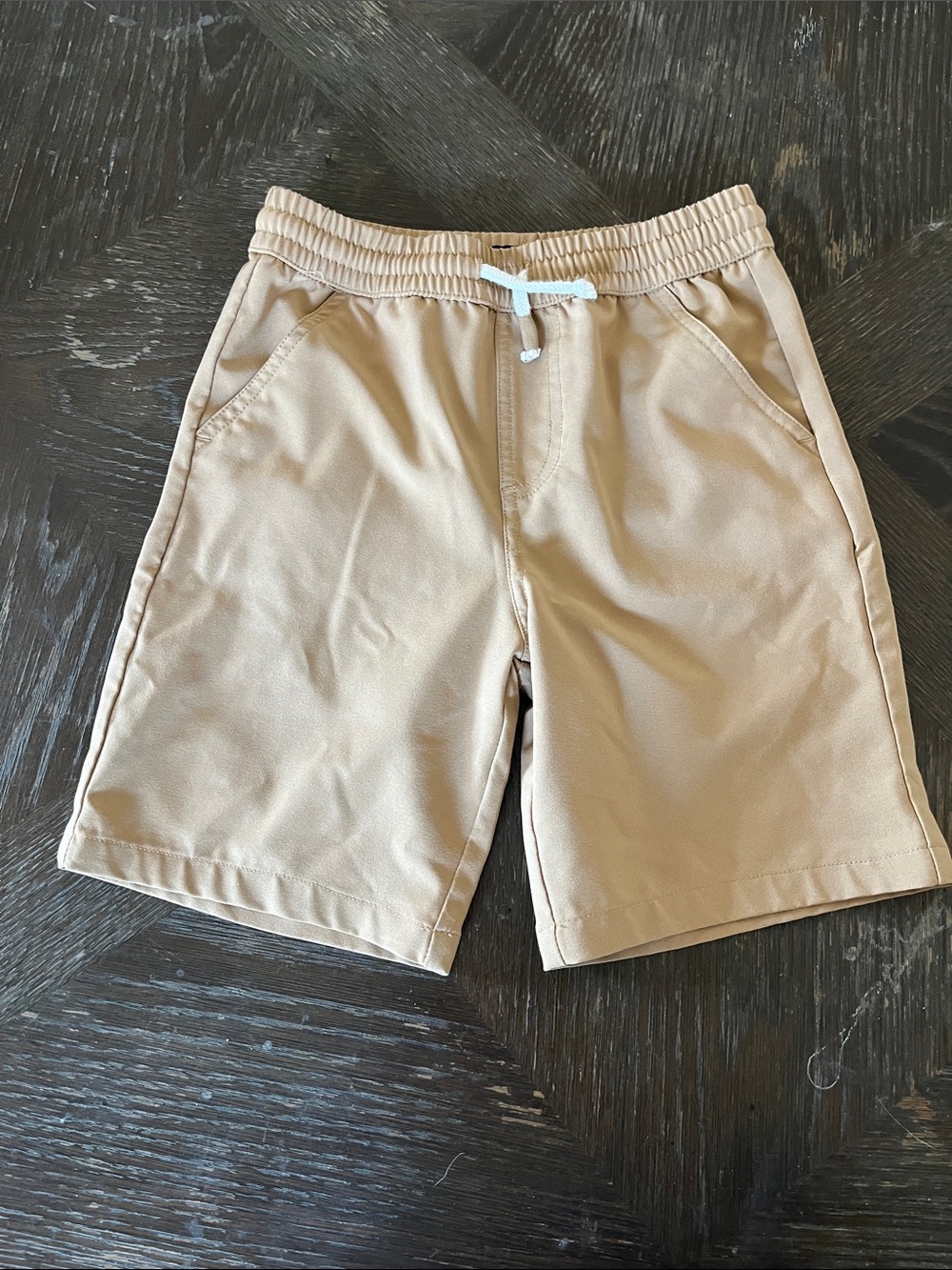 Andy & Evan Tan Elastic-Waist Boys Hybrid Shorts